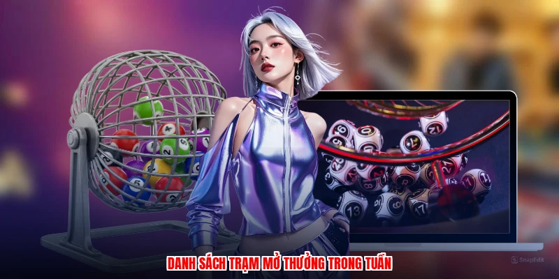 Danh sách trạm mở thưởng trong tuần