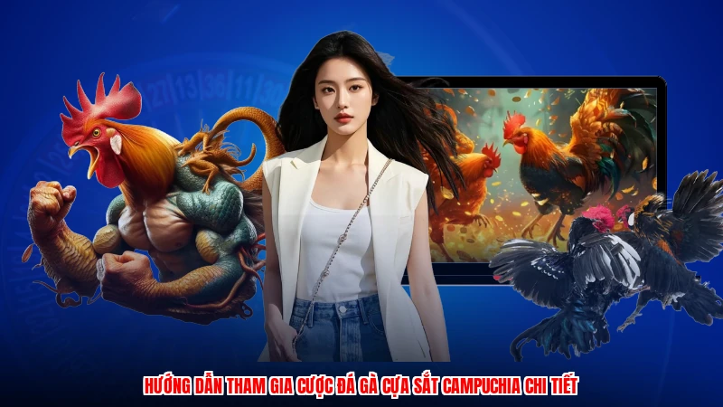 Hướng dẫn tham gia cược đá gà cựa sắt Campuchia chi tiết