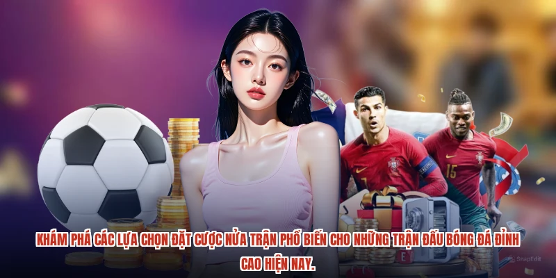 Khám phá các lựa chọn đặt cược nửa trận phổ biến cho những trận đấu bóng đá đỉnh cao hiện nay.