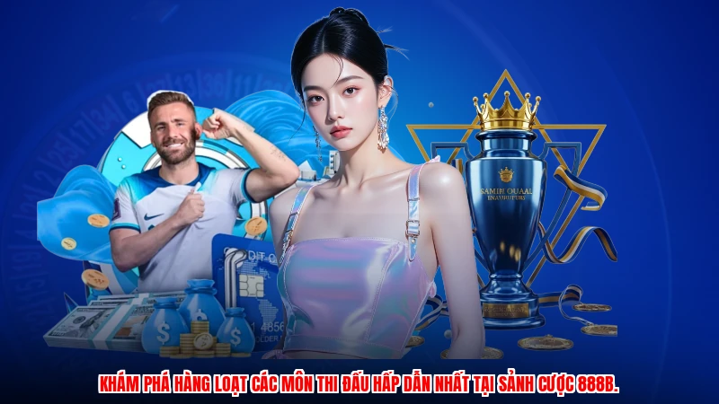 Khám phá hàng loạt các môn thi đấu hấp dẫn nhất tại sảnh cược 888B.