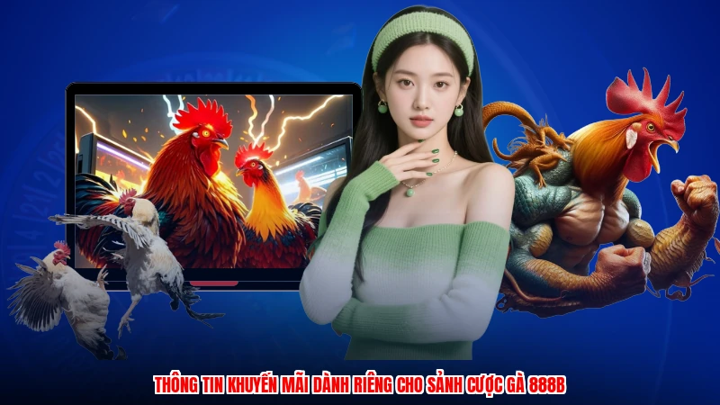 Thông tin khuyến mãi dành riêng cho sảnh cược gà 888B